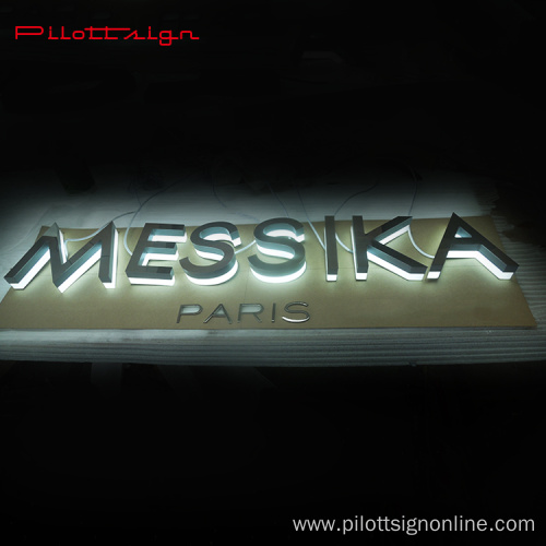 Popular Custom advertising Led back light sign